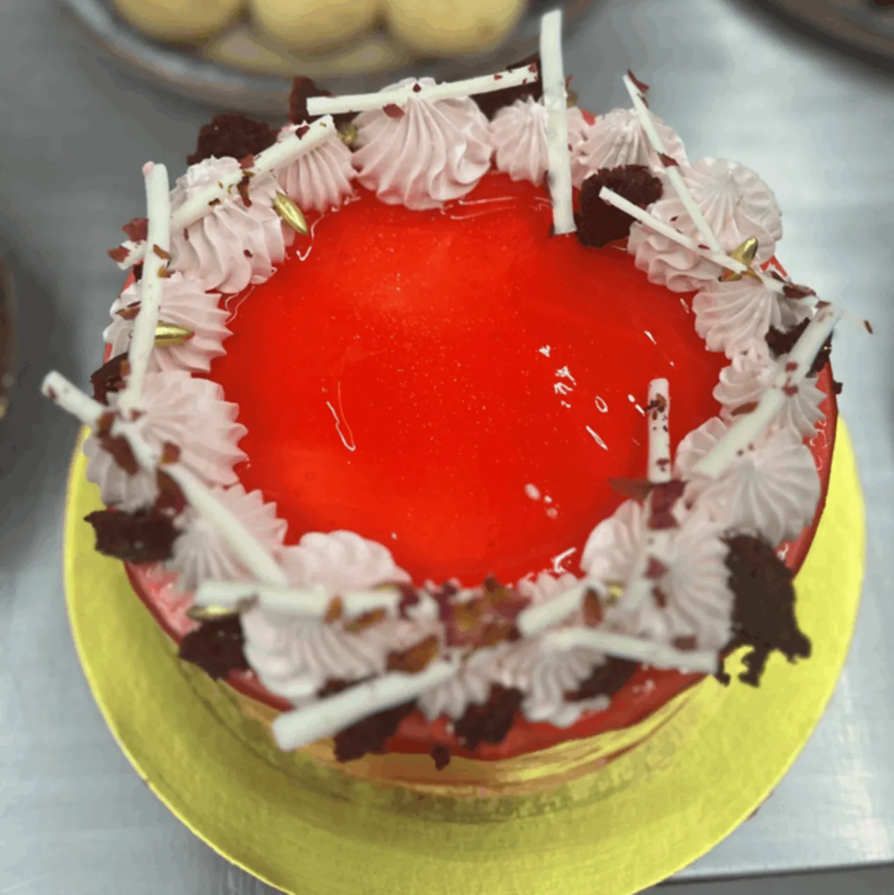 Berry Red Velvet Cake