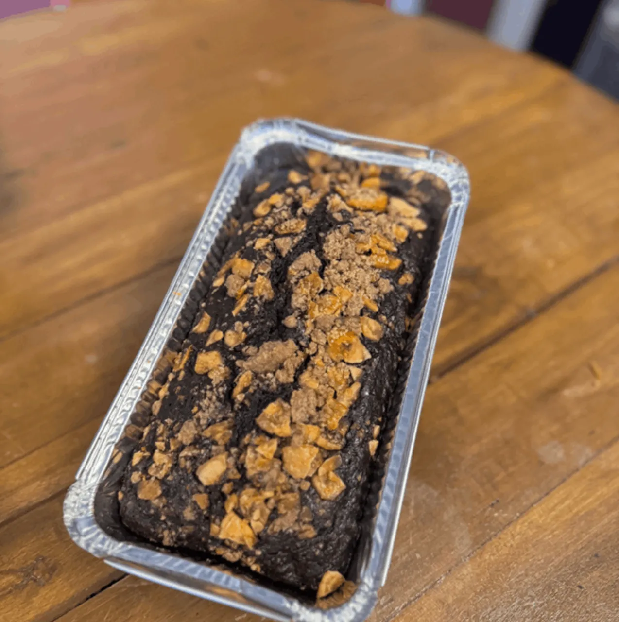Chocolate Banana Hazelnut Loaf