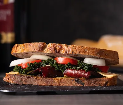 Plant Based Pastrami Sandwich