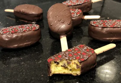 Plant-Based Chocolate Chip Cakesicle